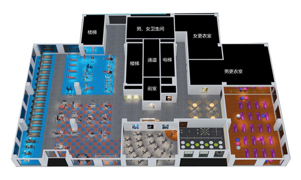 1500平方健身房配置方案-广西米兰·(milan)中国健身器材有限公司 1500平方健身房配置方案-广西米兰·(milan)中国健身器材有限公司